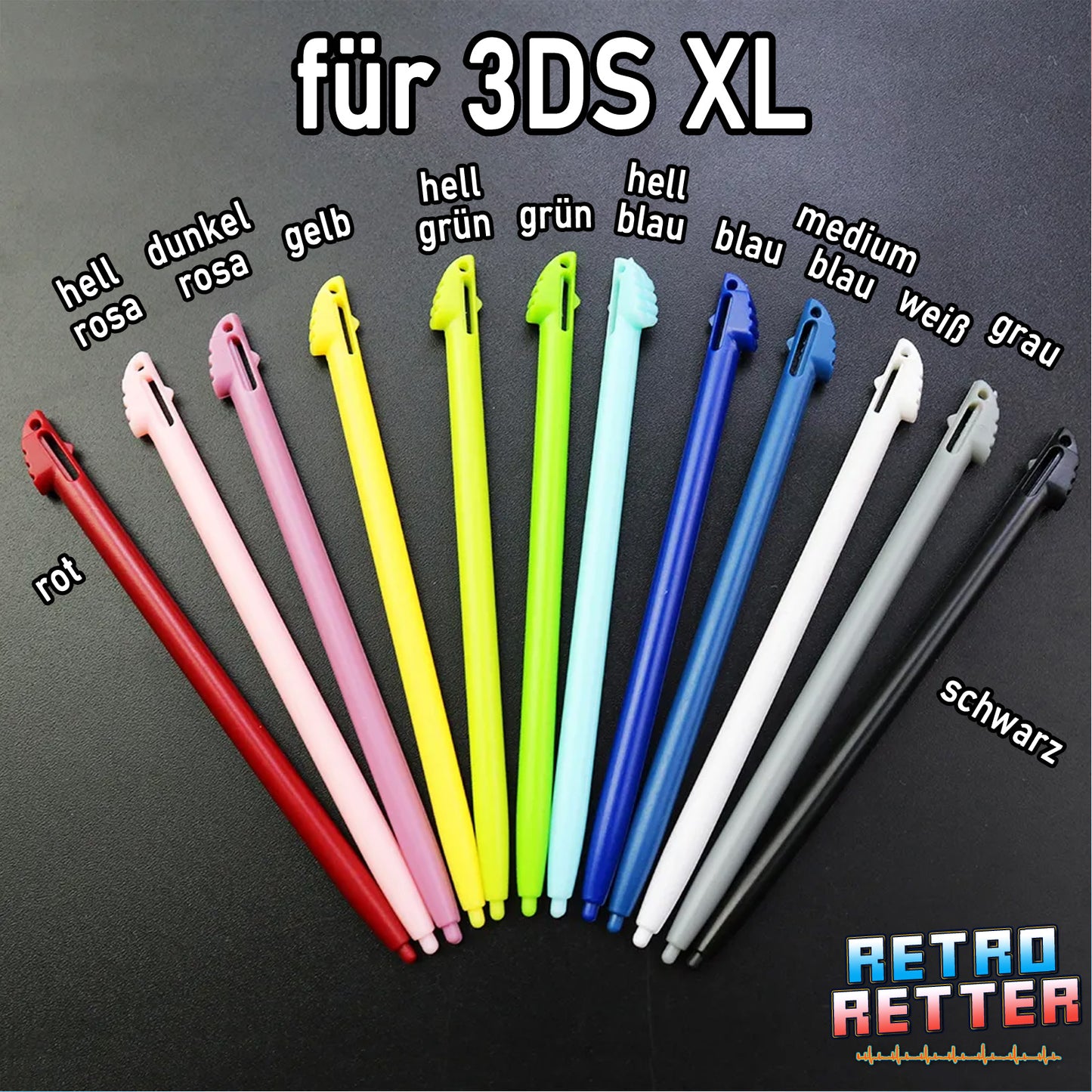 Nintendo (New) 3DS / 2DS (XL) Ersatz Eingabestift Touchpen