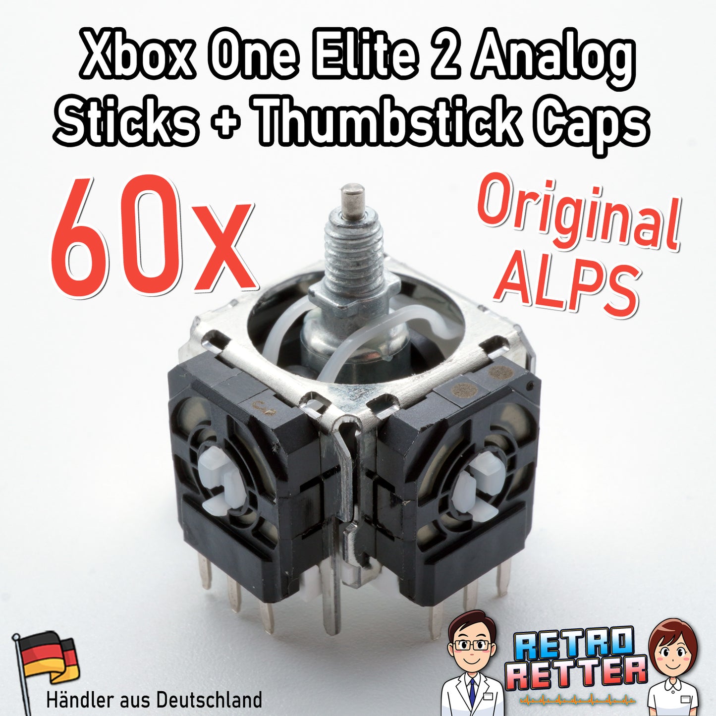 Analog-Sticks für PlayStation, Xbox und Switch Controller - Neu, 2,3k oder 10k Poti -