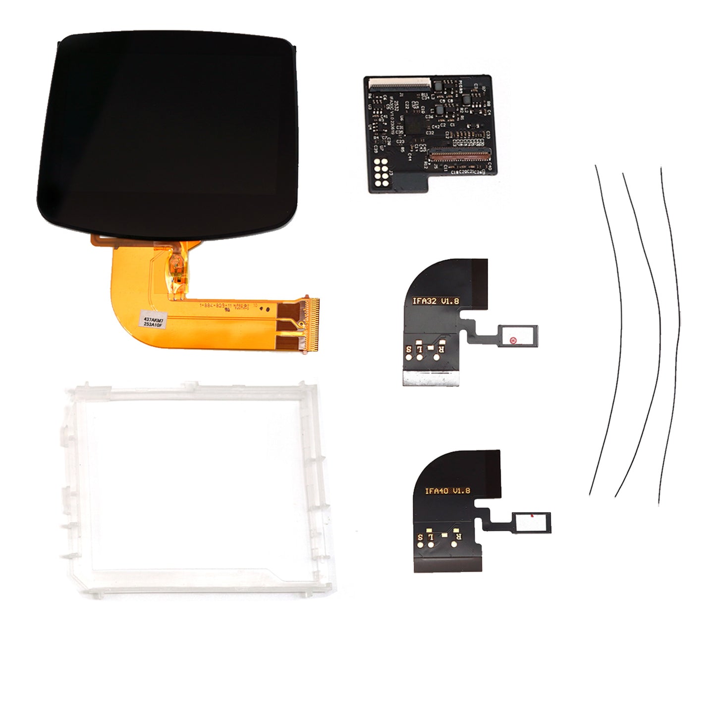 FunnyPlaying GBA IPS M2 Laminated Set + Gehäuse GAME BOY Advance