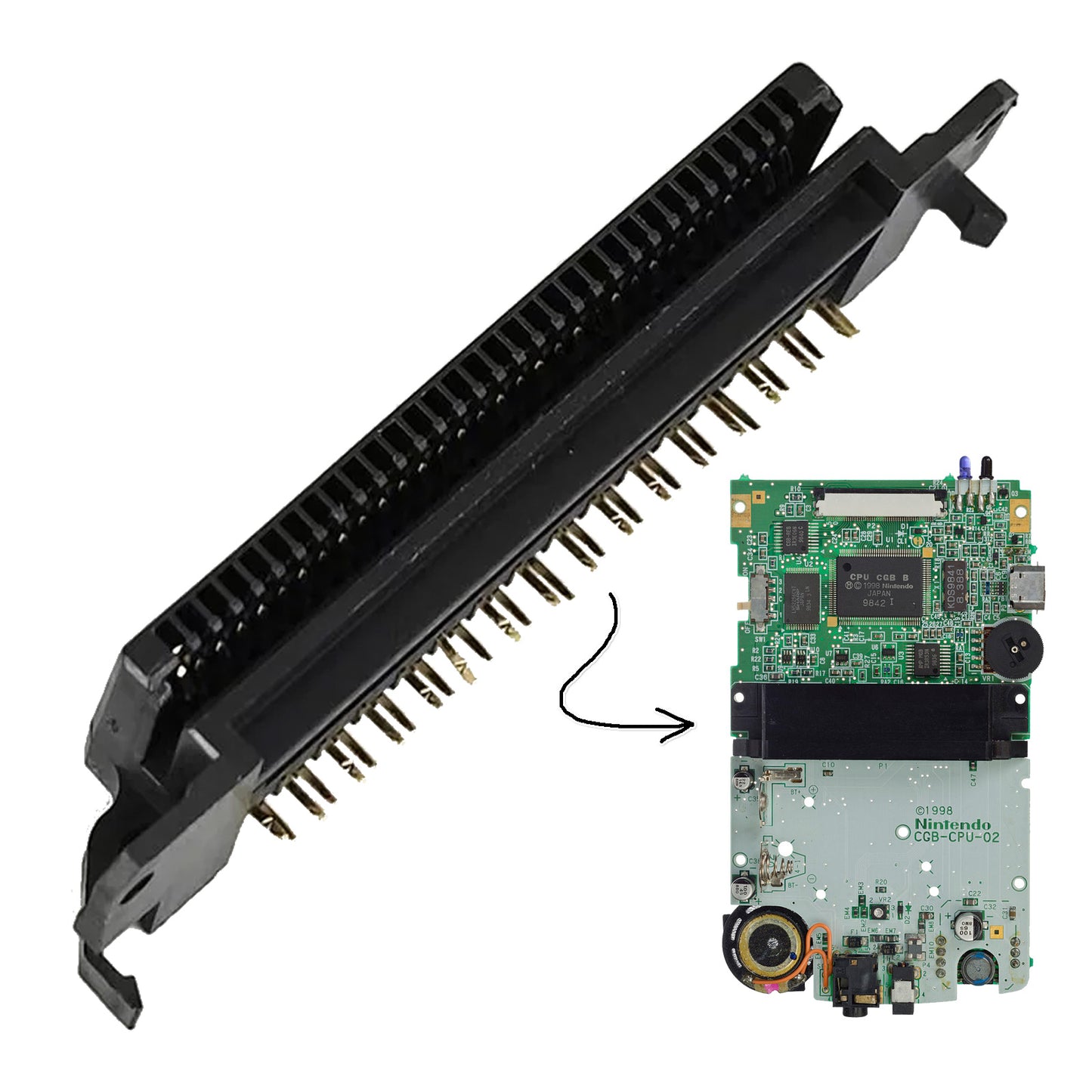 GBC Cartridge Slot Game Card Reader für GAME BOY Color