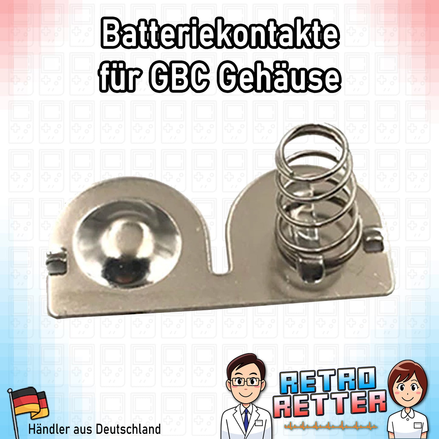 Batteriekontakt mit Feder für den GAME BOY Color (GBC)