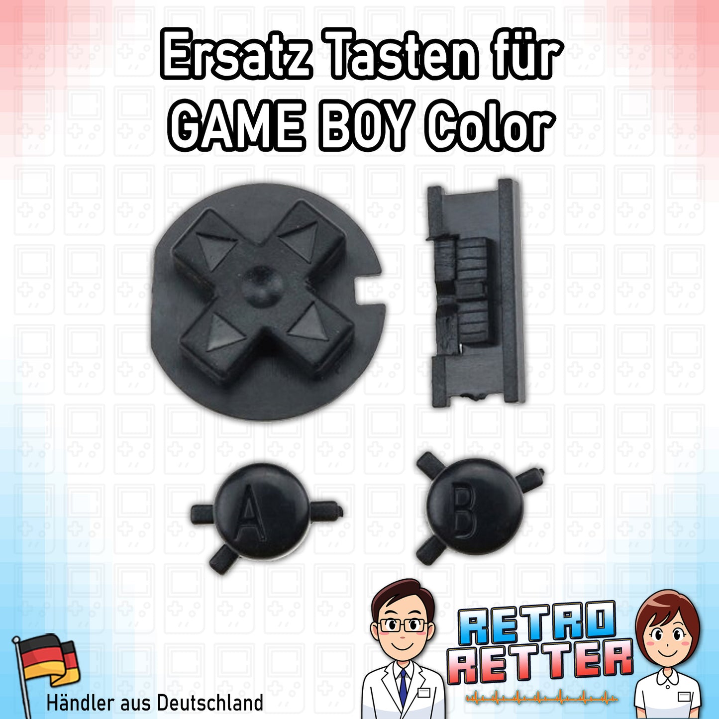 Tasten Set für GAME BOY Color GBC Farbe: Auswählbar