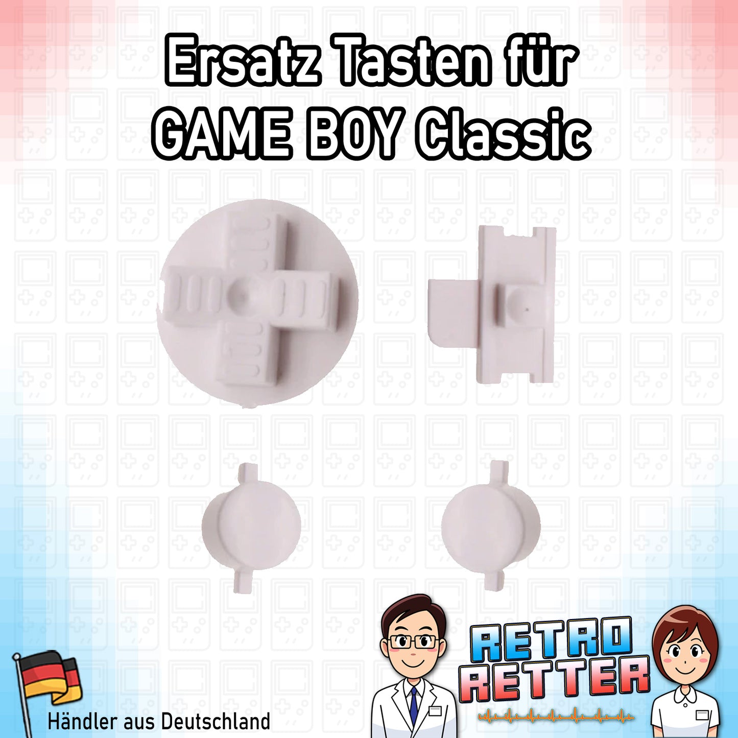 Tasten für den GAME BOY Classic (DMG-01) - NEU Farbe: Farbauswahl