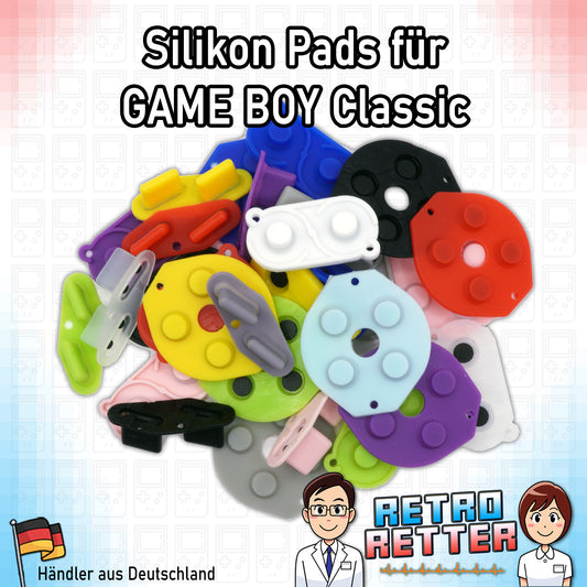 Tastengummis für den GAME BOY Classic (DMG-01) - NEU Farbe: Farbauswahl