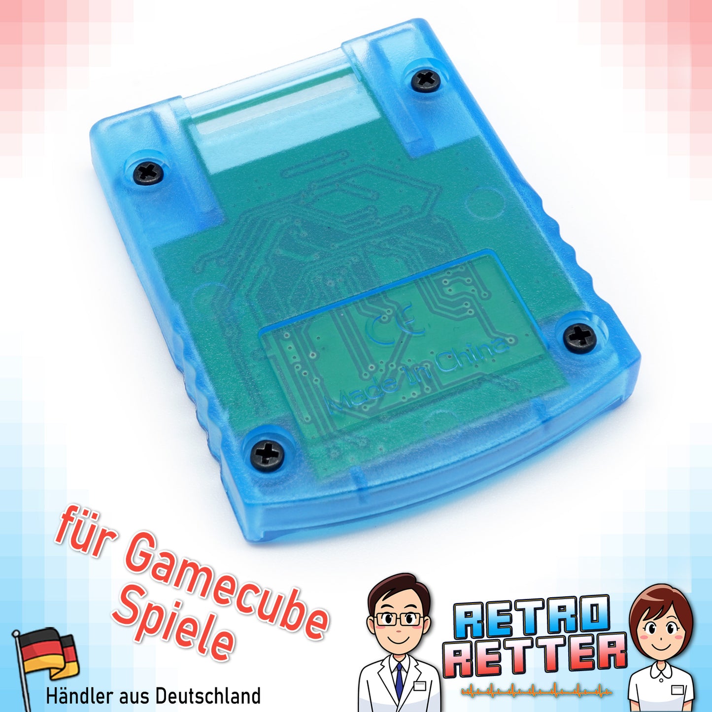 Spielstand Speicherkarte für Nintendo GameCube & Wii - 512 MB / 8192 Blöcke -