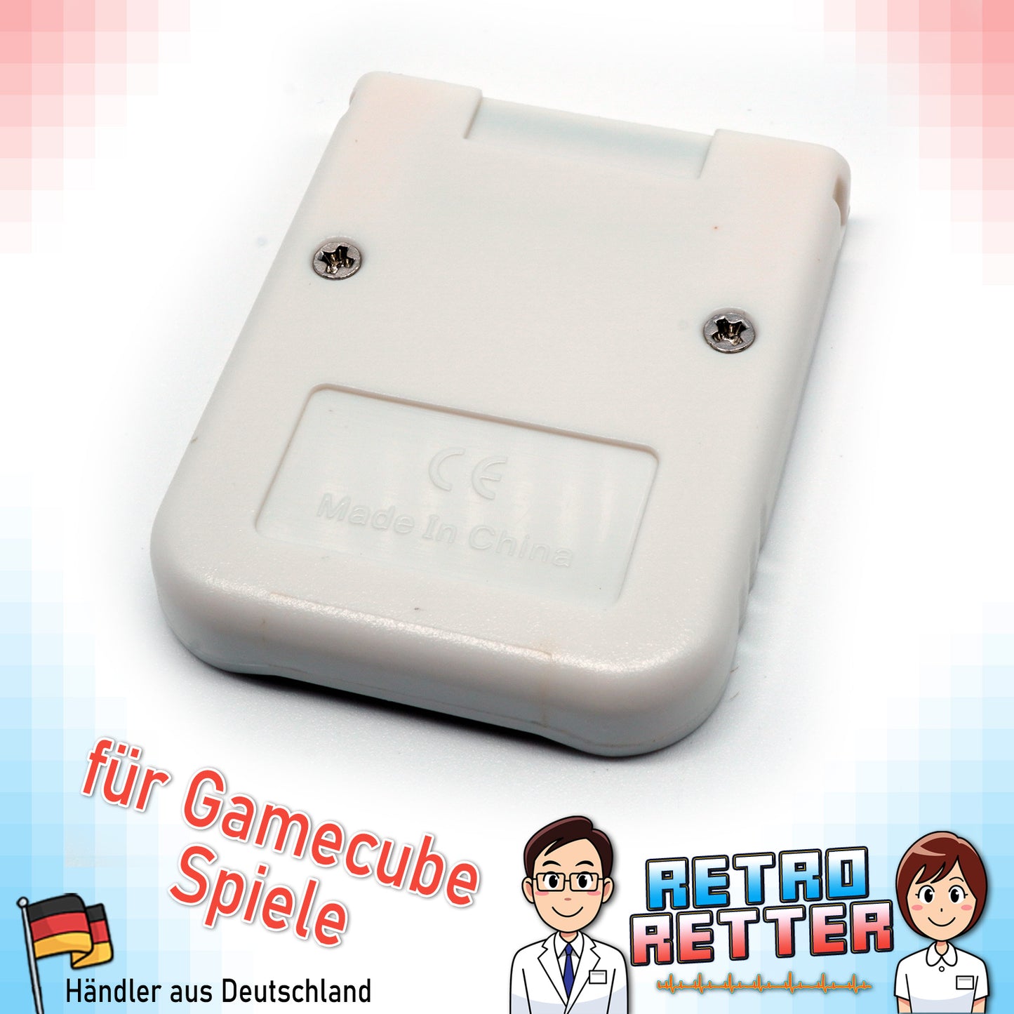 Speicherkarte Weiß für Nintendo GameCube & Wii - 32 MB / 507 Blöcke -