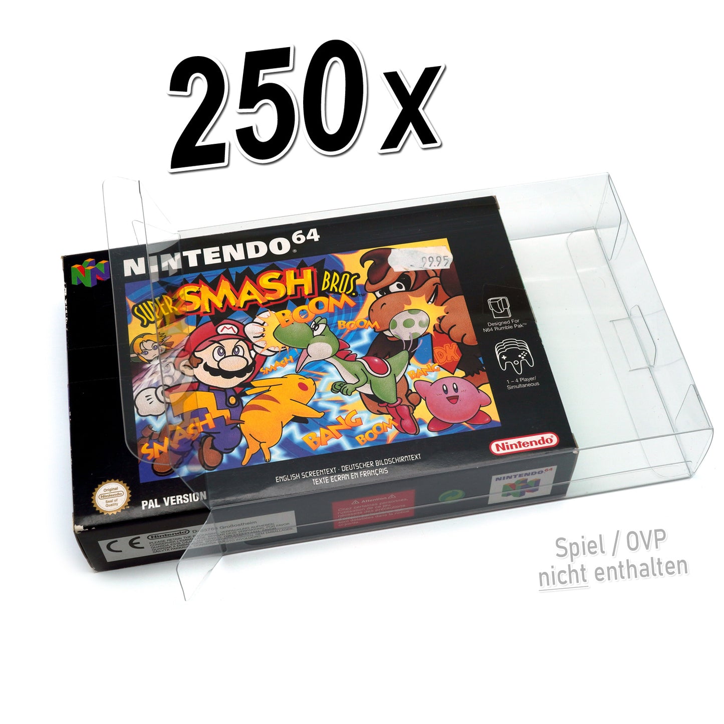 Nintendo 64 Spiele OVP Schutzhüllen