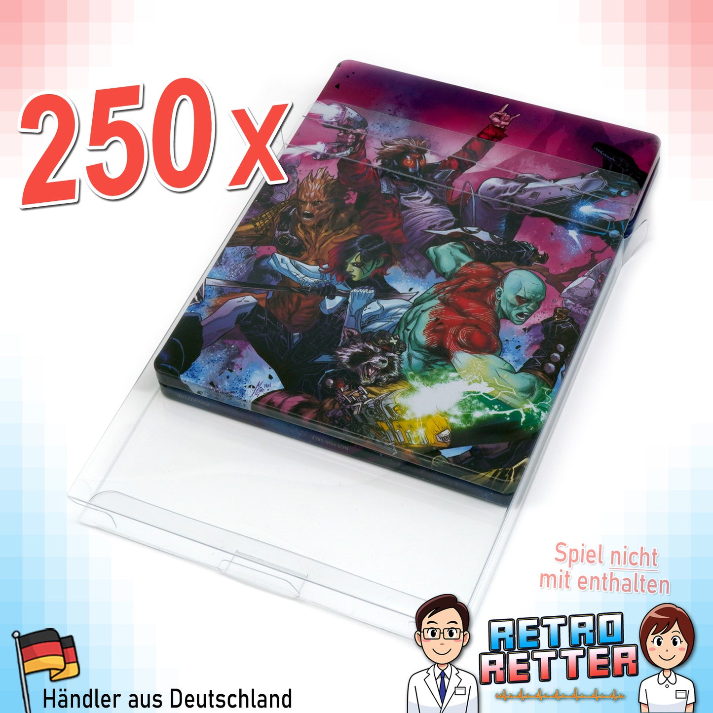 PS3 / PS4 / PS5 Steelbook Schutzhüllen - RetroRetter V2 Design! -