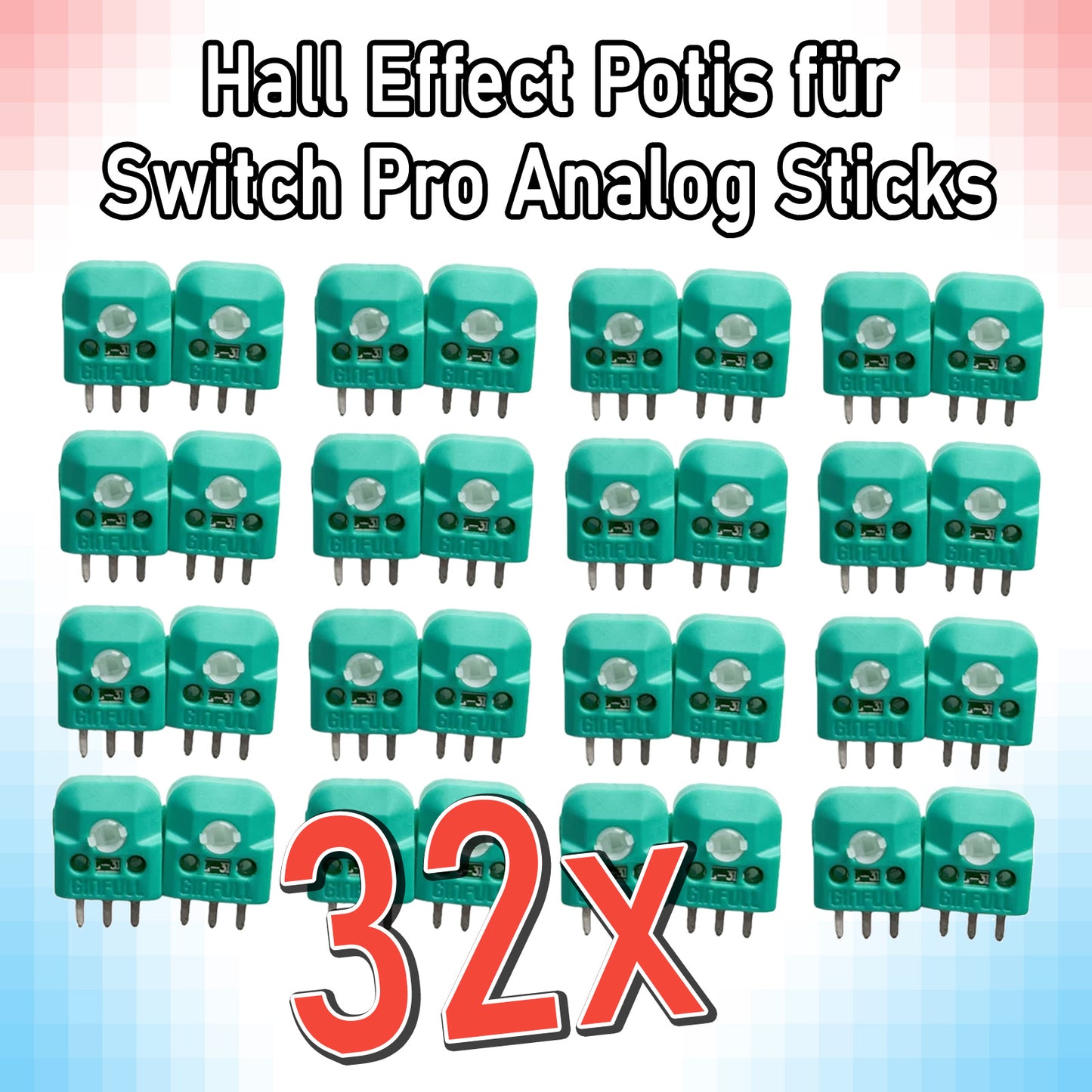 Switch Pro Controller Hall Effect Potentiometer