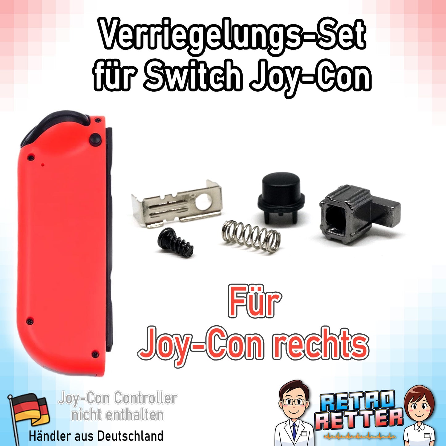 5 in 1 Verriegelung-Set für Nintendo Switch Joy-Con Controller Schiene