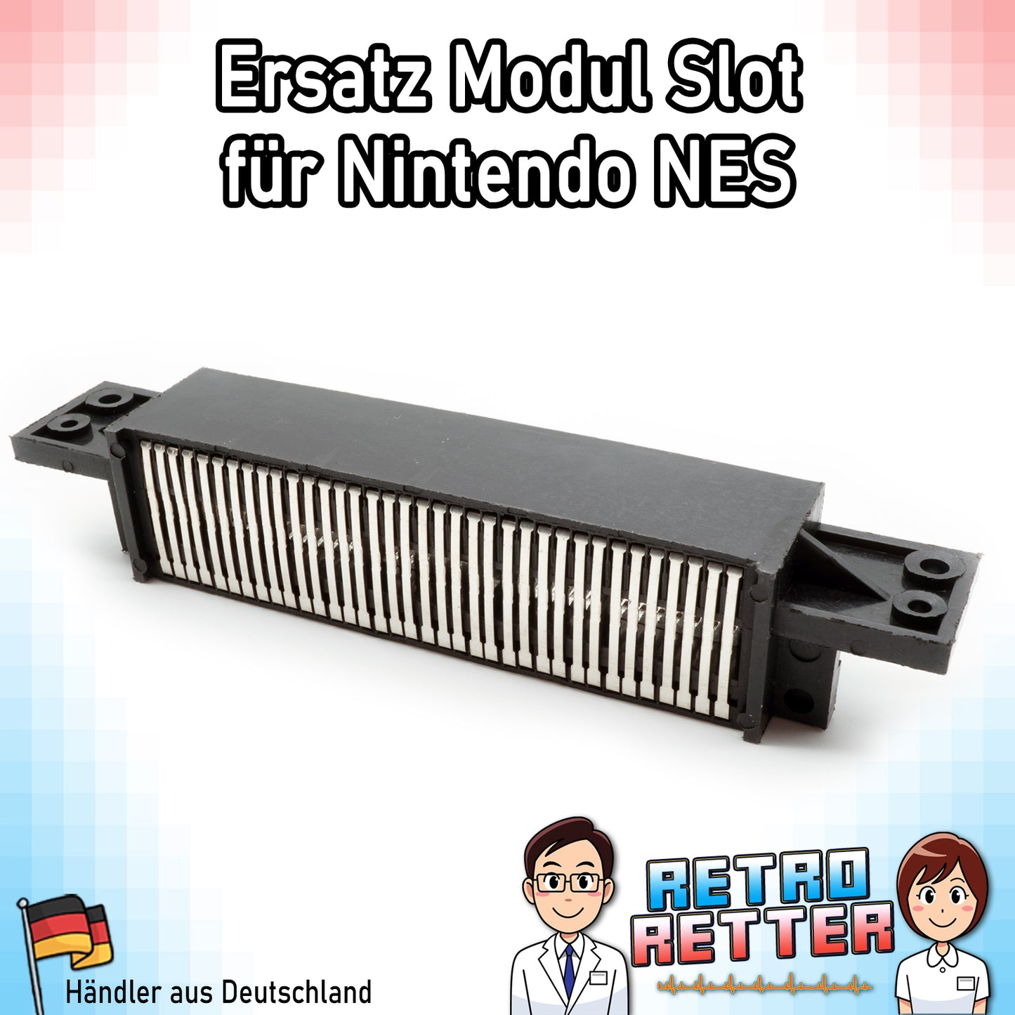 Ersatz Spiele Modul Sockelleiste für - Nintendo NES -