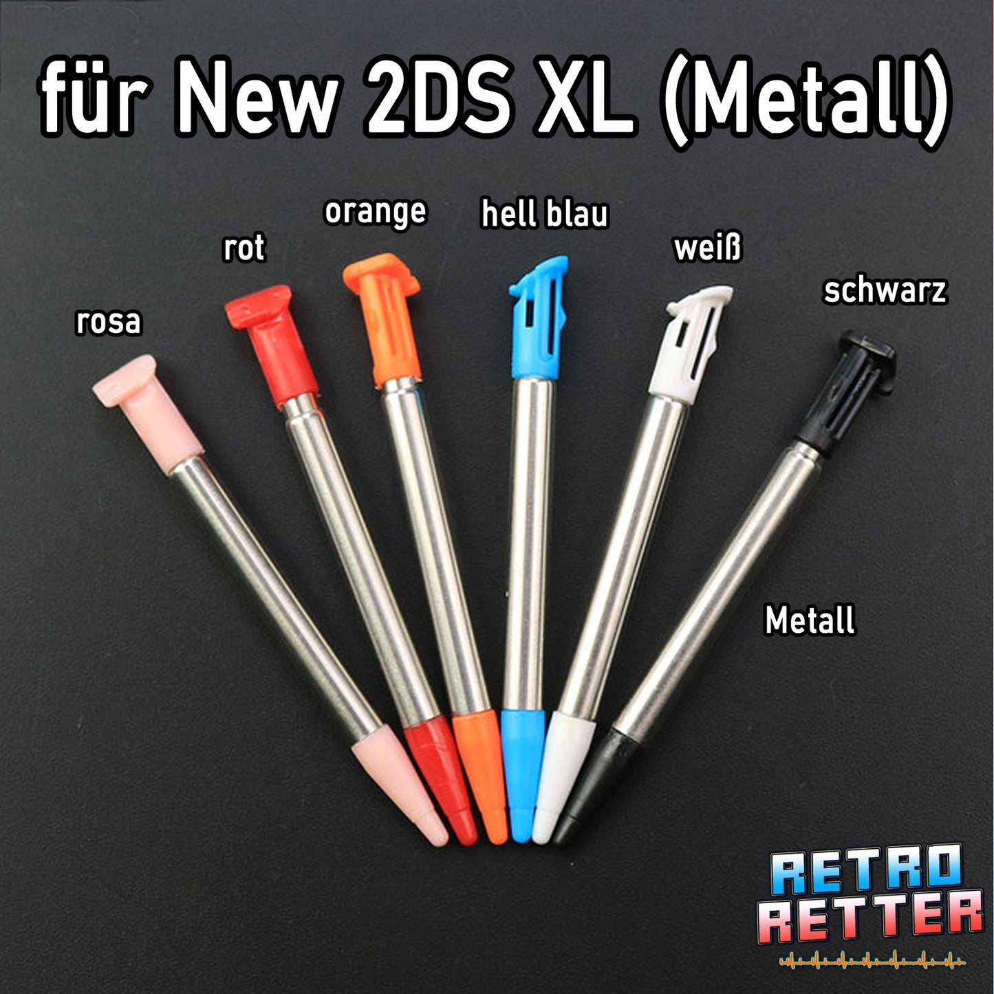 Nintendo (New) 3DS / 2DS (XL) Ersatz Eingabestift Touchpen