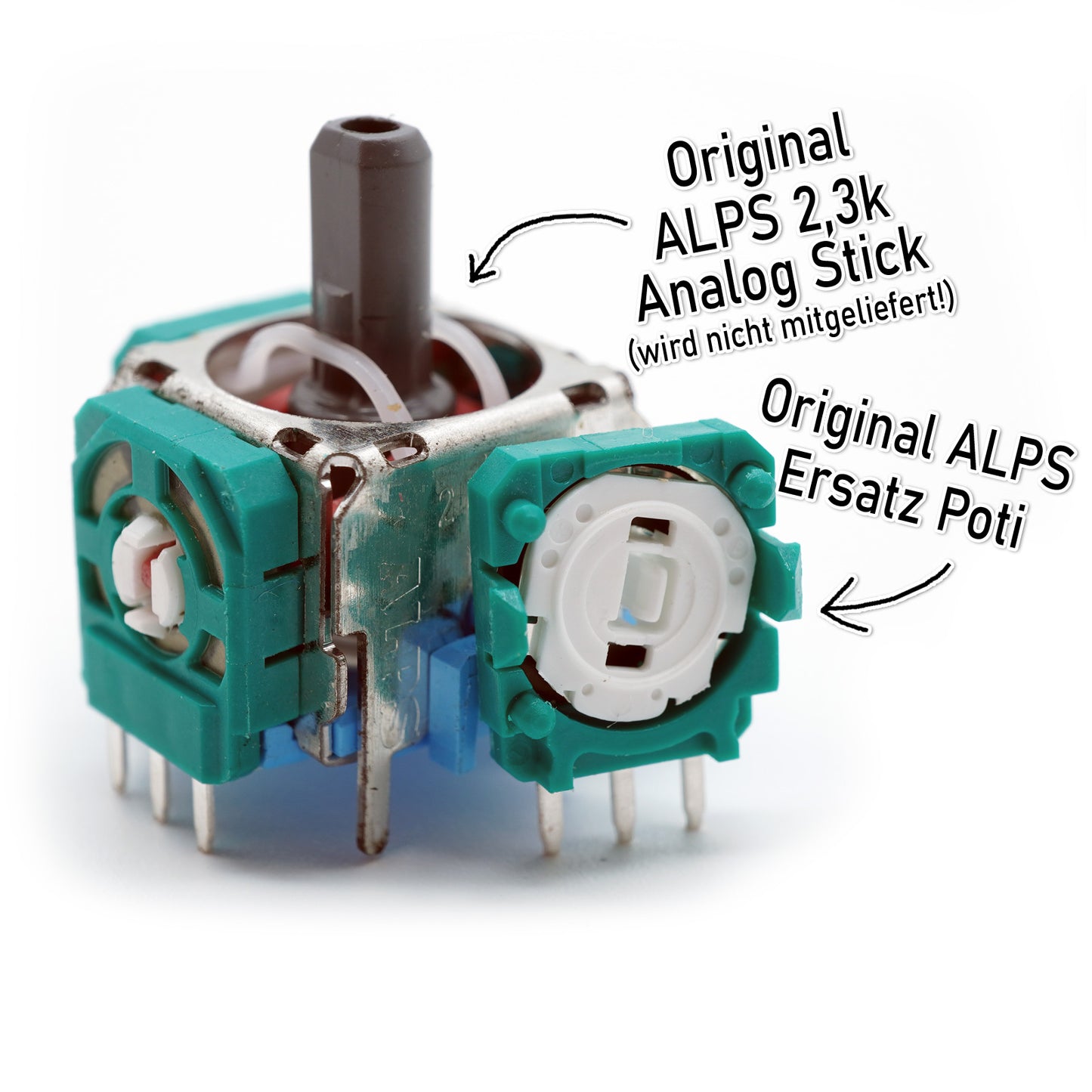 Potis für PS5 Controller Analog-Sticks - Neu, original Hersteller, 2,3k Poti weiß -