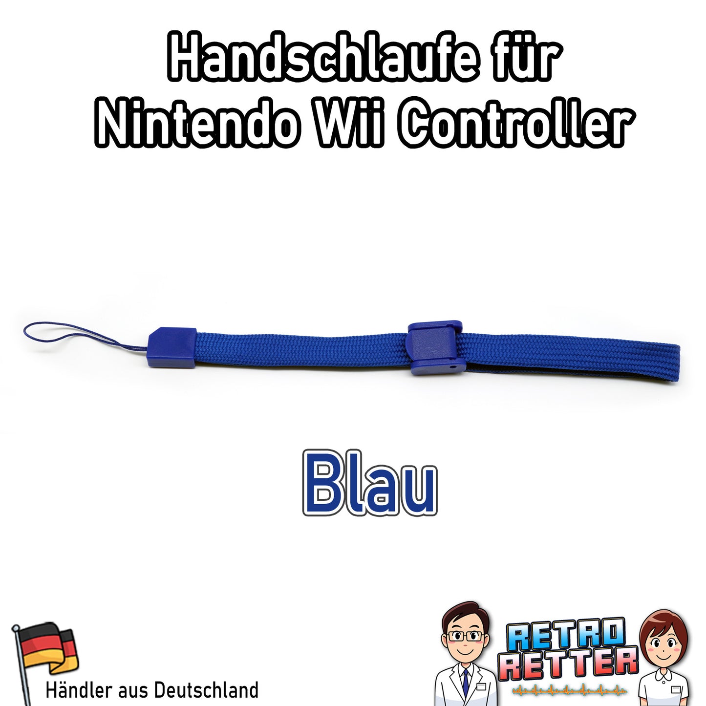 Verstellbare Handschlaufe für Nintndo Wii & Wii U Controller