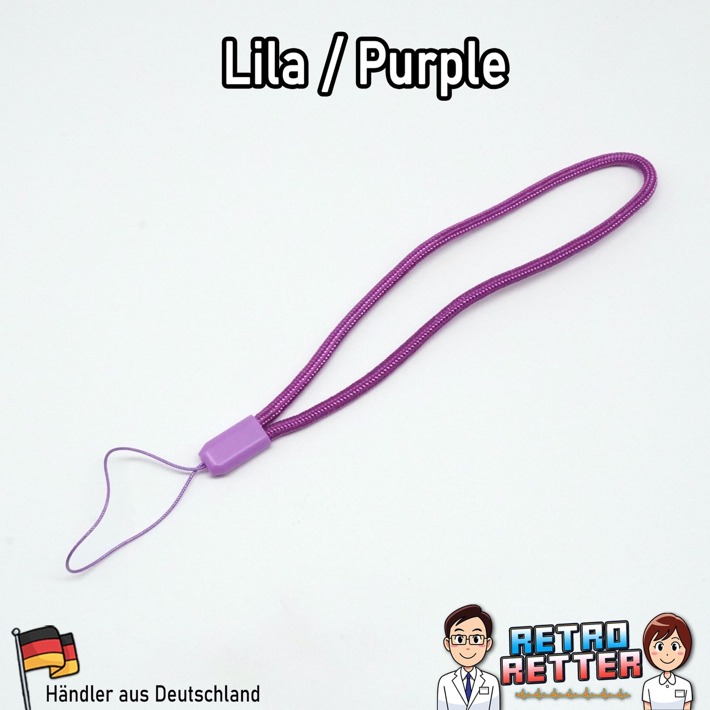 Handgelenkschlaufen in 9 Farben - GBC, GBU, 3DS, Wii, PSP, Vita -