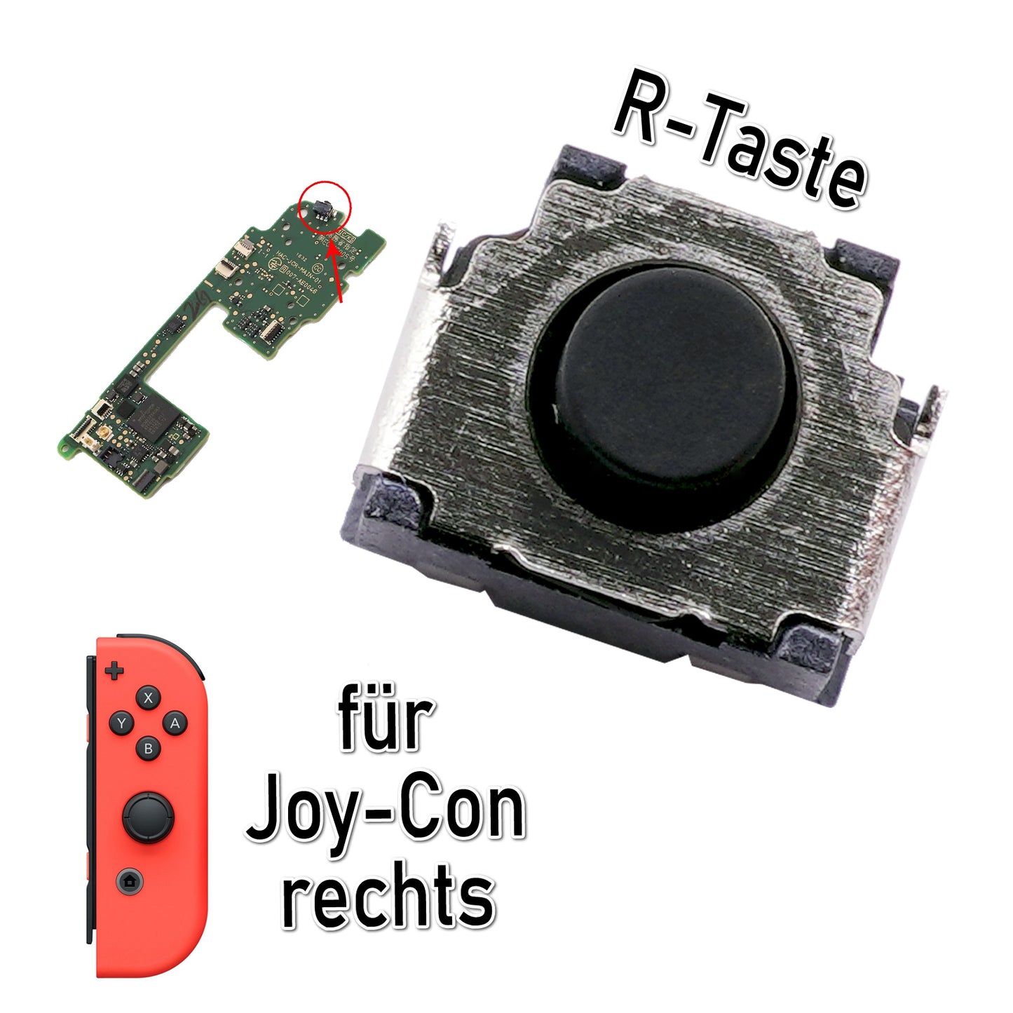 R-Schultertasten Trigger für Nintendo Joy-Con Controller