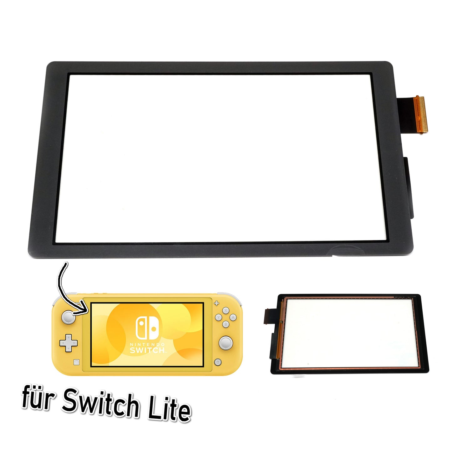 Ersatz Touchscreen für Nintendo Switch (V1/V2/Lite)