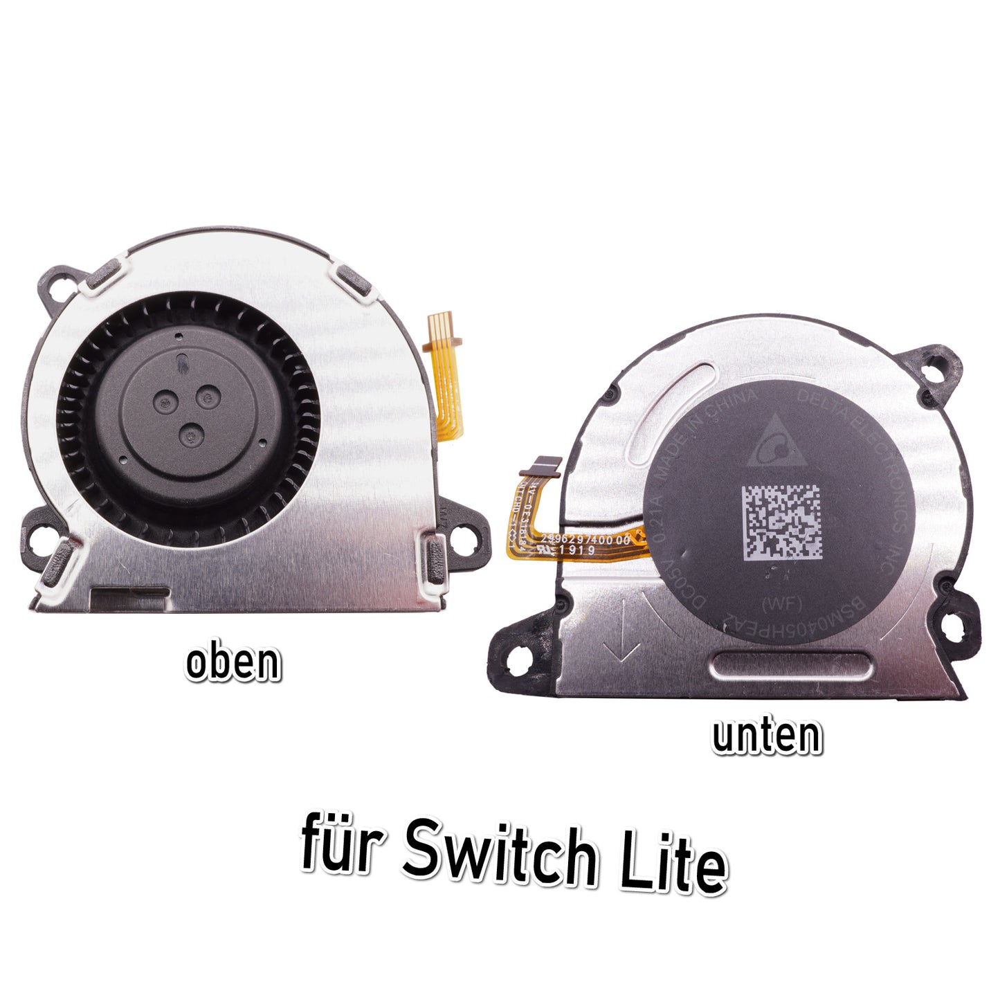 Gehäuselüfter für Nintendo Switch (Standard v1/Lite/OLED)