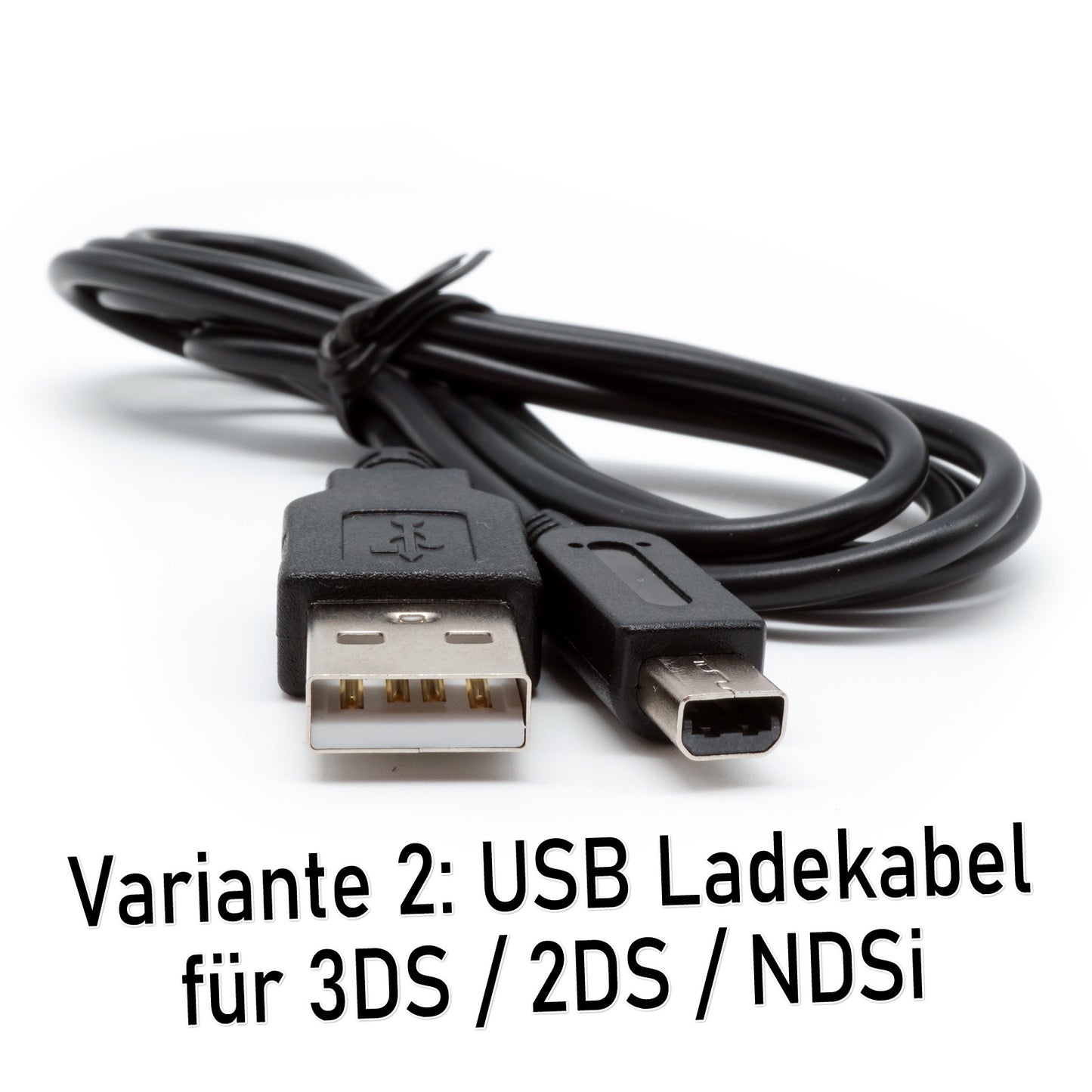 Netzteil oder USB Ladekabel für Nintendo 3DS / 2DS und DSi Konsolen (auch "New" und "XL")