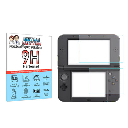 Premium Display Schutzglas für Nintendo 3DS XL / New 3DS XL