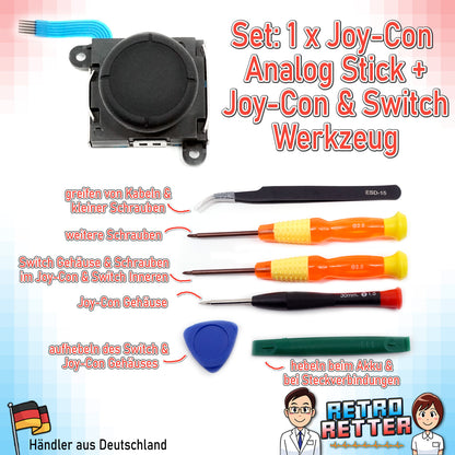 Analog Stick Reparatur Sets für Nintendo Switch Joy-Con Controller