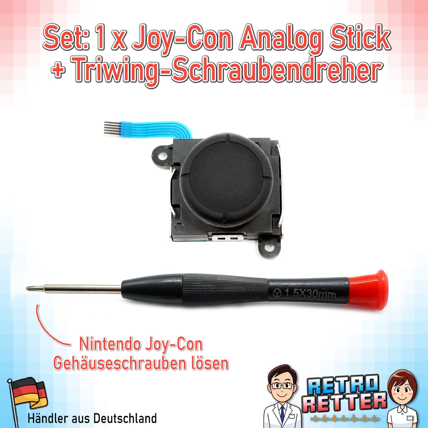 Analog Stick Reparatur Sets für Nintendo Switch Joy-Con Controller