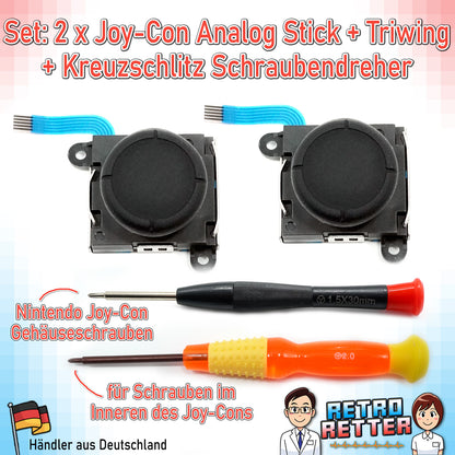 Analog Stick Reparatur Sets für Nintendo Switch Joy-Con Controller