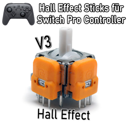 Switch Pro Controller TMR Sticks / Hall Effect V3 Sticks
