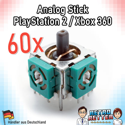 Analog-Sticks für PlayStation, Xbox und Switch Controller - Neu, 2,3k oder 10k Poti -