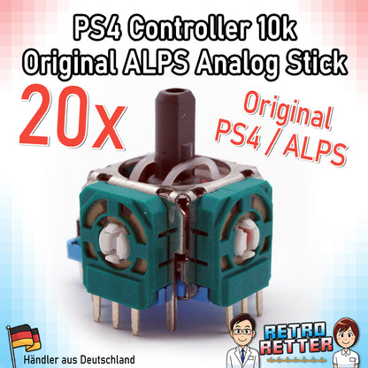 Analog-Sticks für PlayStation, Xbox und Switch Controller - Neu, 2,3k oder 10k Poti -