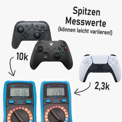Analog-Sticks und Thumbstick Caps für - PS5, Xbox Series S / X, Switch Pro Controller -