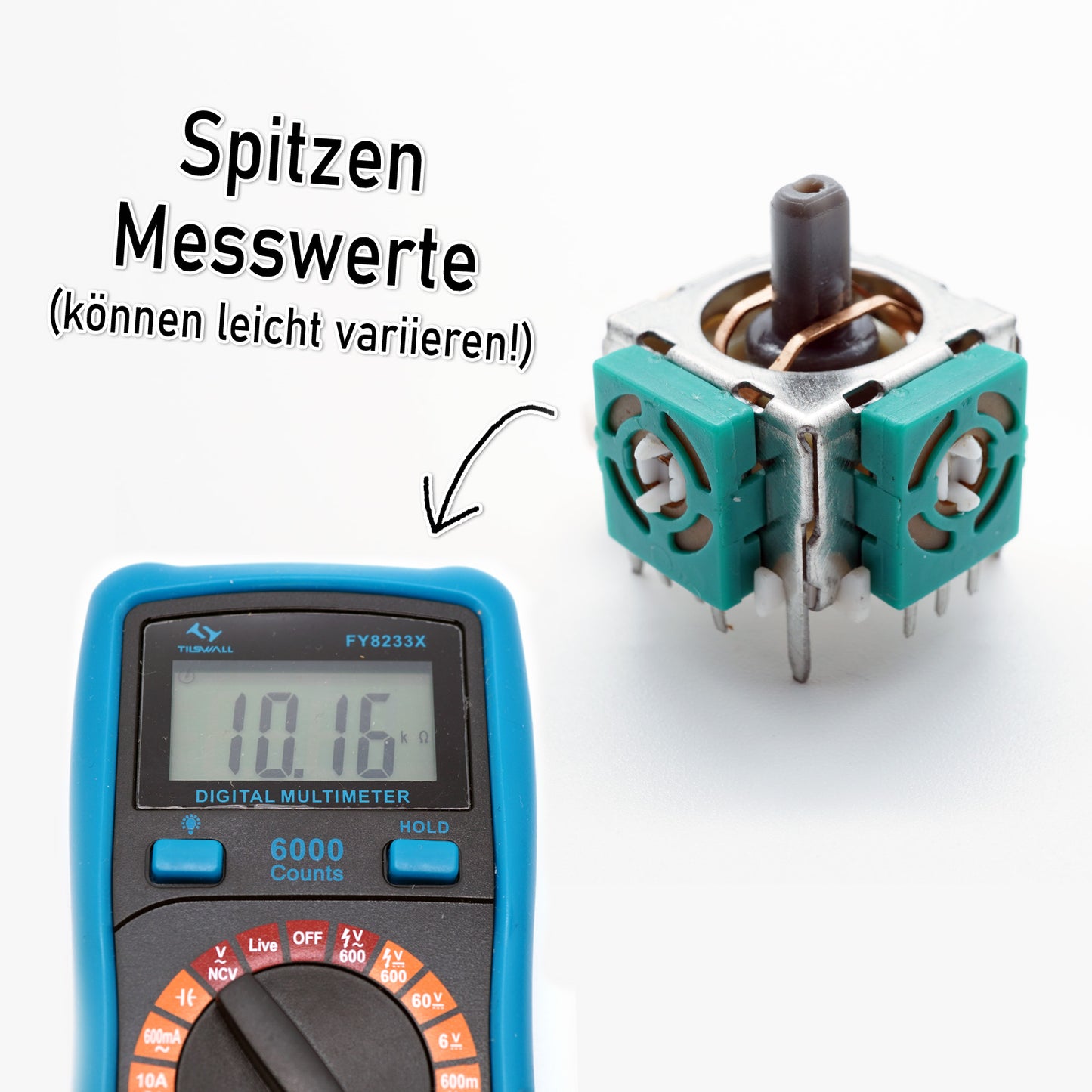 Analog-Stick für PS2 / Xbos 360 - mit 10k Potentiometer -