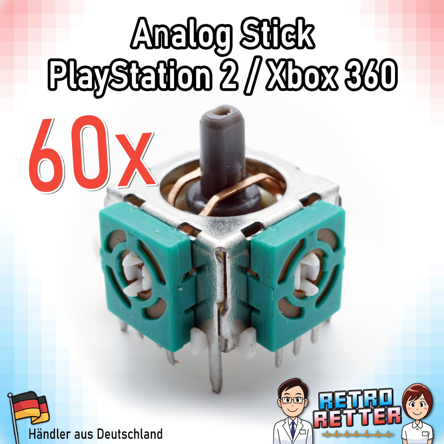Analog-Sticks für PlayStation, Xbox und Switch Controller - Neu, 2,3k oder 10k Poti -