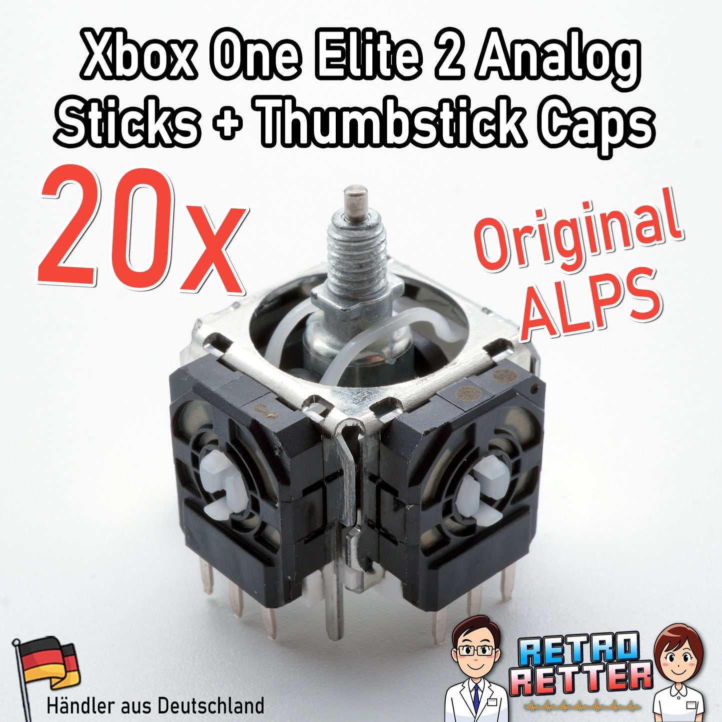 Analog-Sticks für PlayStation, Xbox und Switch Controller - Neu, 2,3k oder 10k Poti -