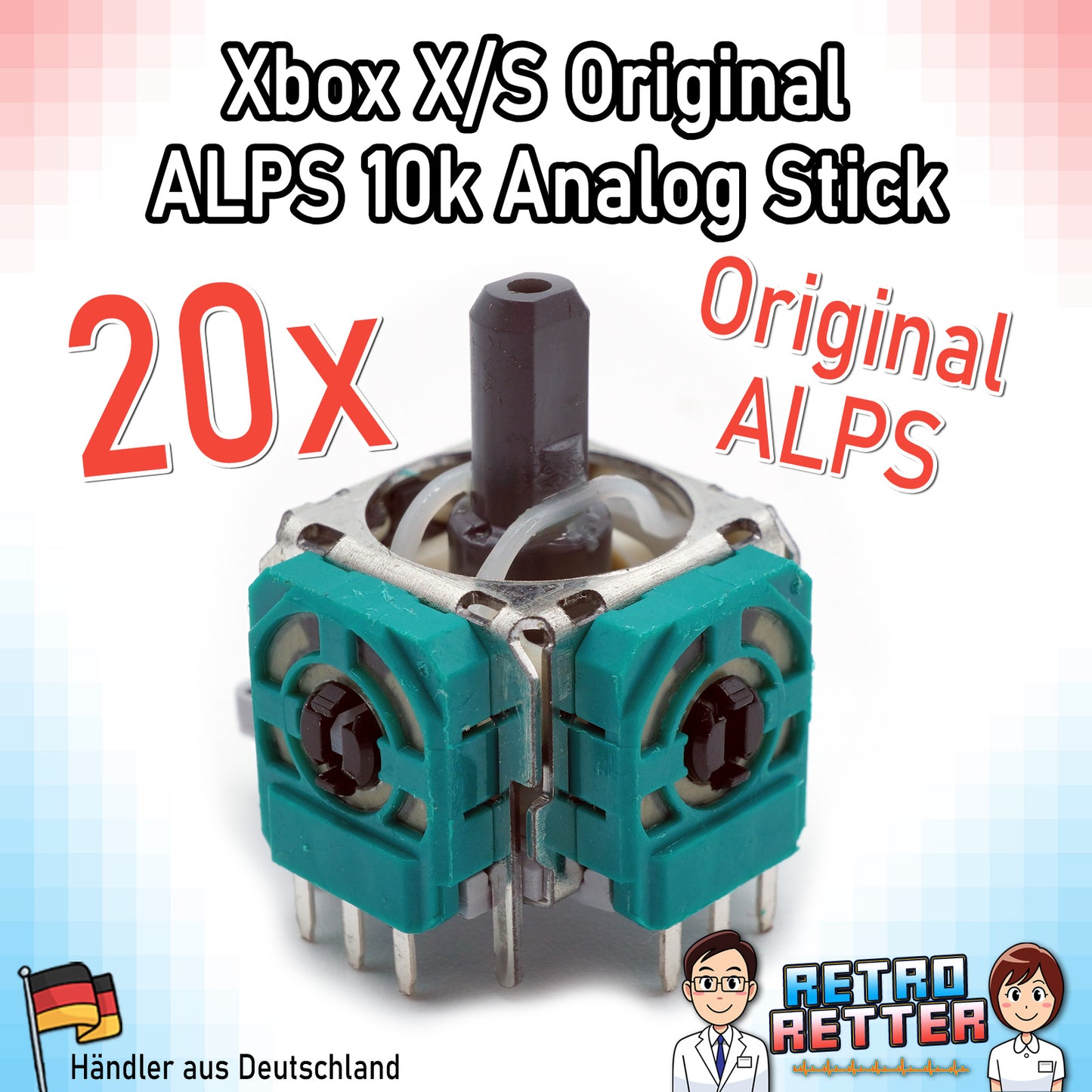 Analog-Sticks für PlayStation, Xbox und Switch Controller - Neu, 2,3k oder 10k Poti -