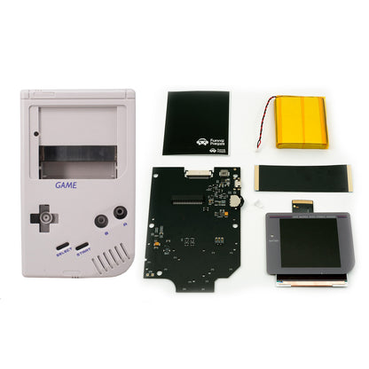FunnyPlaying Q5 IPS Set für GameBoy Classic mit Gehäuse, Akku und USB-C Anschluss