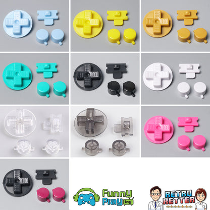 FunnyPlaying Button Set für GameBoy Classic