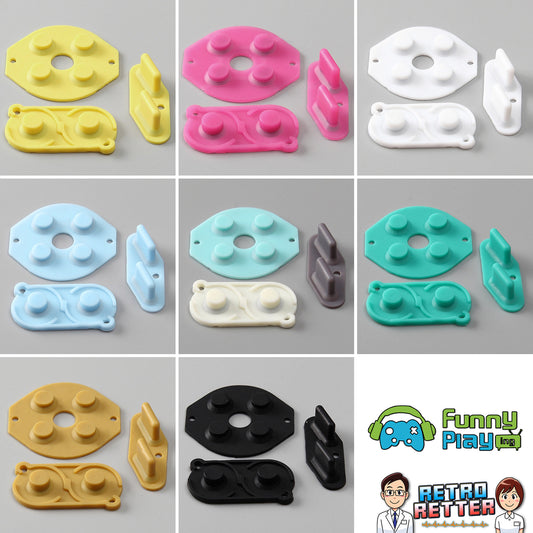FunnyPlaying Silikon Pads Set für GameBoy Classic