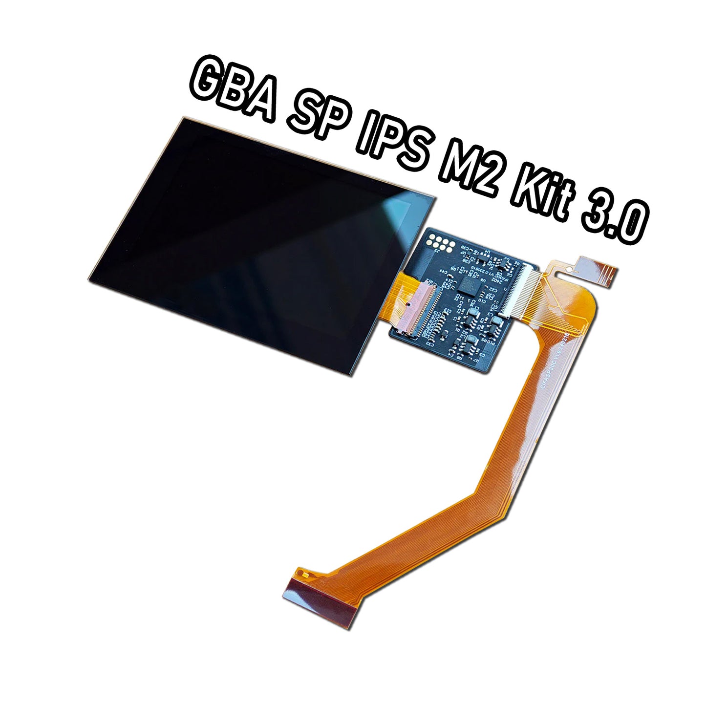 FunnyPlaying GBA SP IPS M2 Laminated OSD 3.0 Set für GAME BOY Advance SP