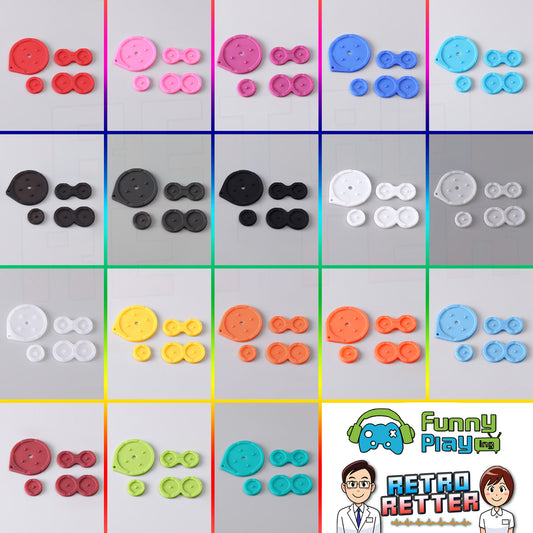 FunnyPlaying GBA SP Silikon Pad Set für GameBoy Advance SP