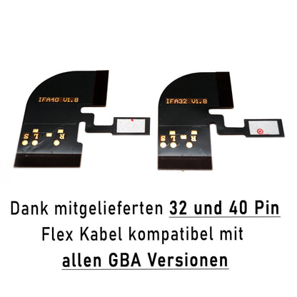 FunnyPlaying GBA IPS M2 Laminated OSD 3.0 Set für GAME BOY Advance