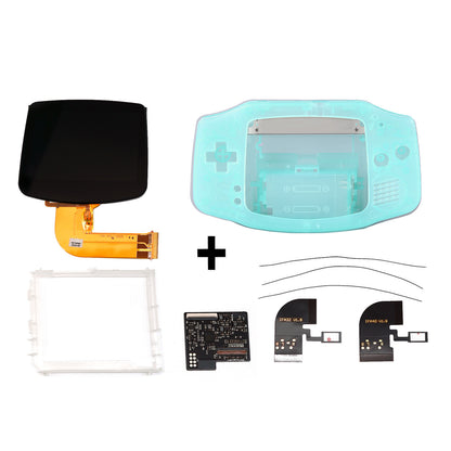 FunnyPlaying GBA IPS M2 Laminated Set + Gehäuse GAME BOY Advance