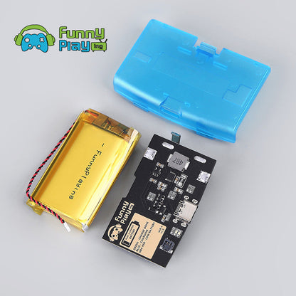 FunnyPlaying GBA Li-Ion Akku USB-C Modul mit Batteriedeckel GameBoy Advance
