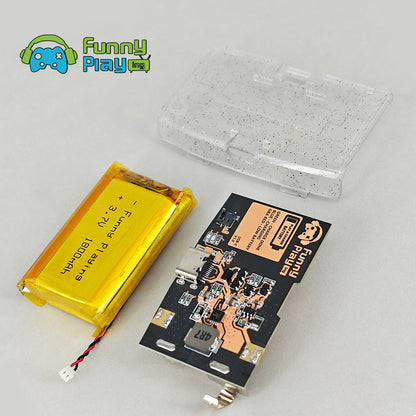 FunnyPlaying GBA Li-Ion Akku USB-C Modul mit Batteriedeckel GameBoy Advance
