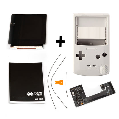 FunnyPlaying GBC Q5 IPS LCD Set v2.1 Laminated + Gehäuse