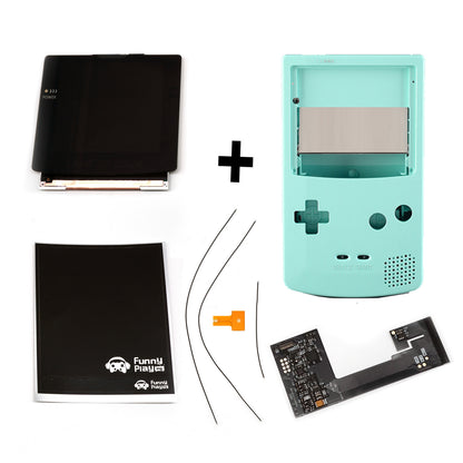FunnyPlaying GBC Q5 IPS LCD Set v2.1 Laminated + Gehäuse