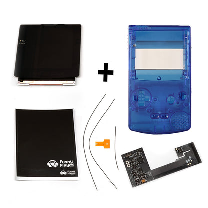 FunnyPlaying GBC Q5 IPS LCD Set v2.1 Laminated + Gehäuse