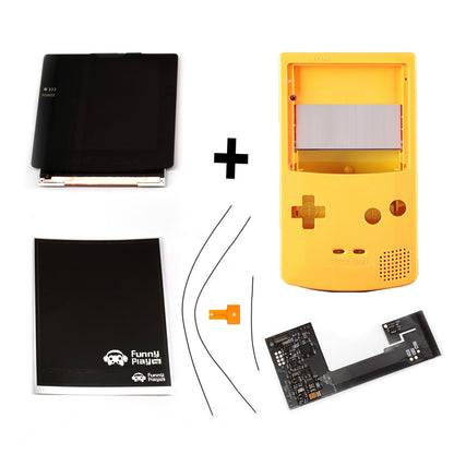 FunnyPlaying GBC Q5 IPS LCD Set v2.1 Laminated + Gehäuse