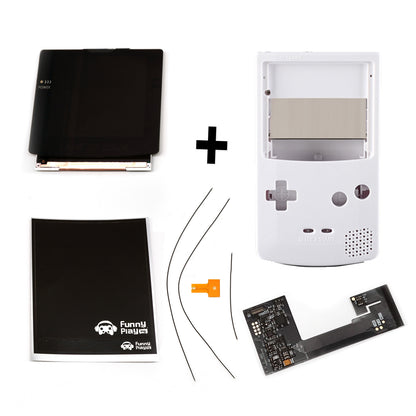 FunnyPlaying GBC Q5 IPS LCD Set v2.1 Laminated + Gehäuse