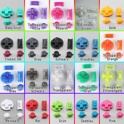 FunnyPlaying Button Set für GameBoy Color